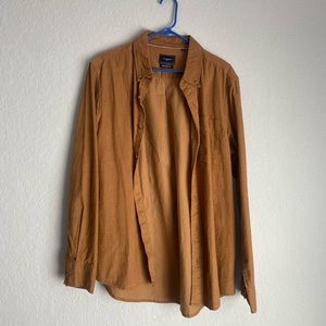 Brown corduroy button down🙂
